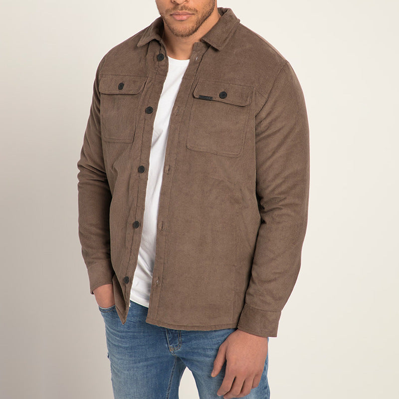 Herren Cordjacke mit praktischen Brusttaschen und modernem Schnitt ModeGeist
