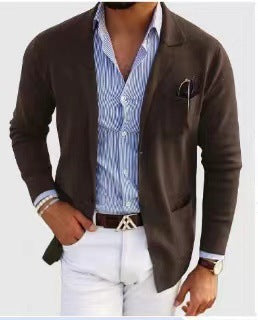 Herren elegante und bequeme Strickjacke ModeGeist