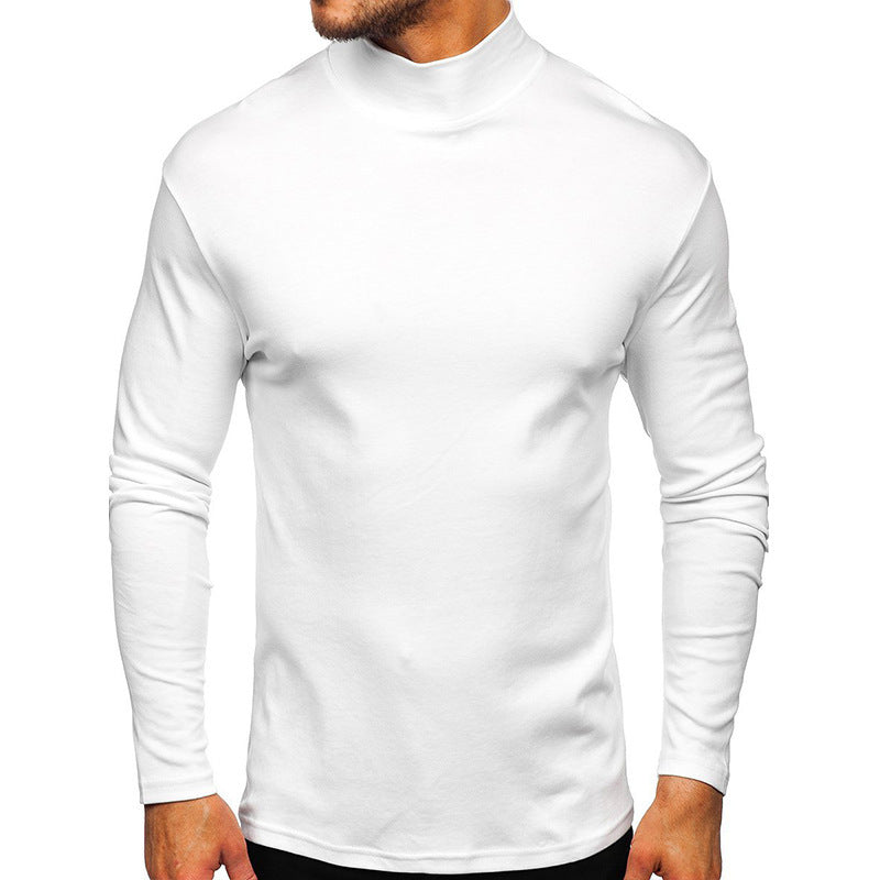 Herren Langarmshirt mit Stehkragen aus hochwertigem Material ModeGeist