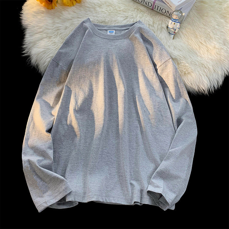 Damen Lässiges Langarmshirt aus hochwertiger Baumwolle ModeGeist