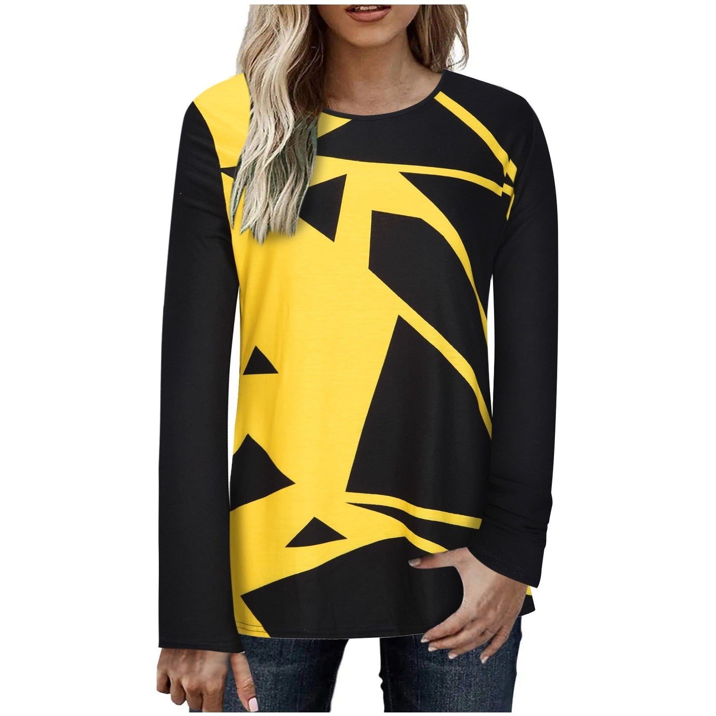 Fudus: Elegantes Langarm-Shirt mit Print