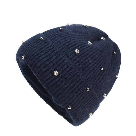 MODEGEIST Damen Beanie weicher Strick dezenter Glanz