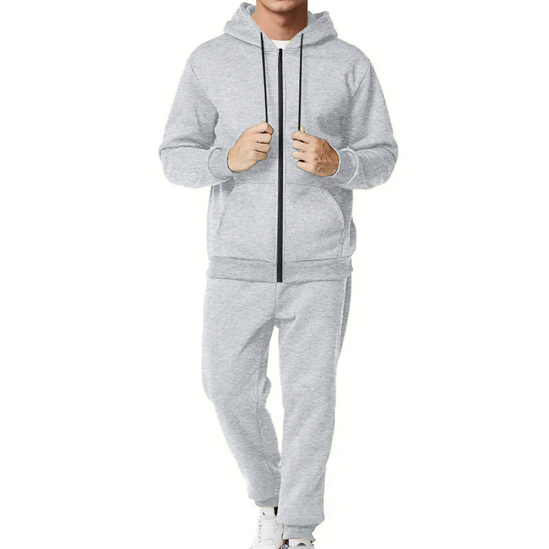 Herren Sportliches Komplett-Set mit Kapuzenjacke und Jogginghose ModeGeist
