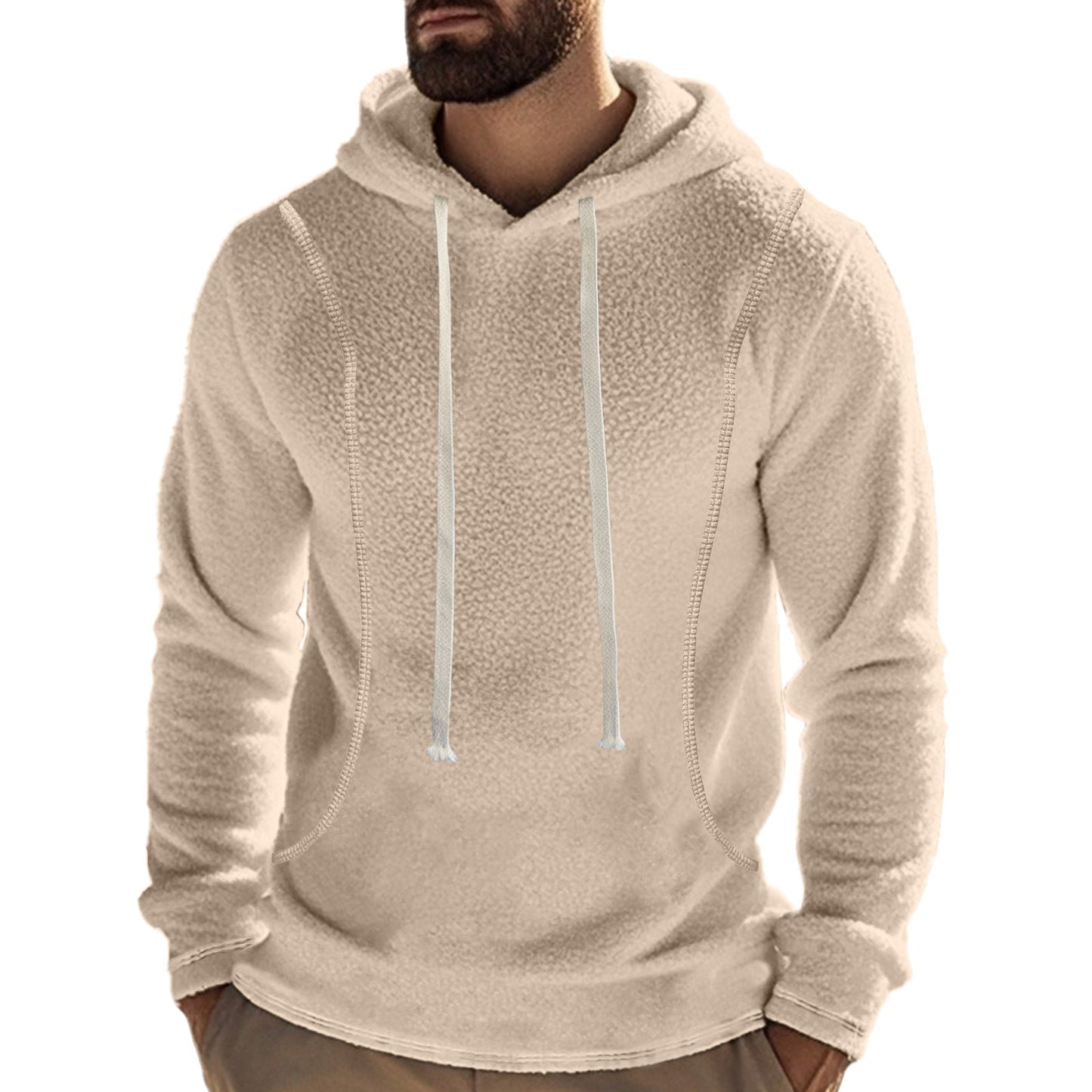Herren Hochwertiger Fleece-Hoodie mit praktischer Kängurutasche und stylischem Design ModeGeist