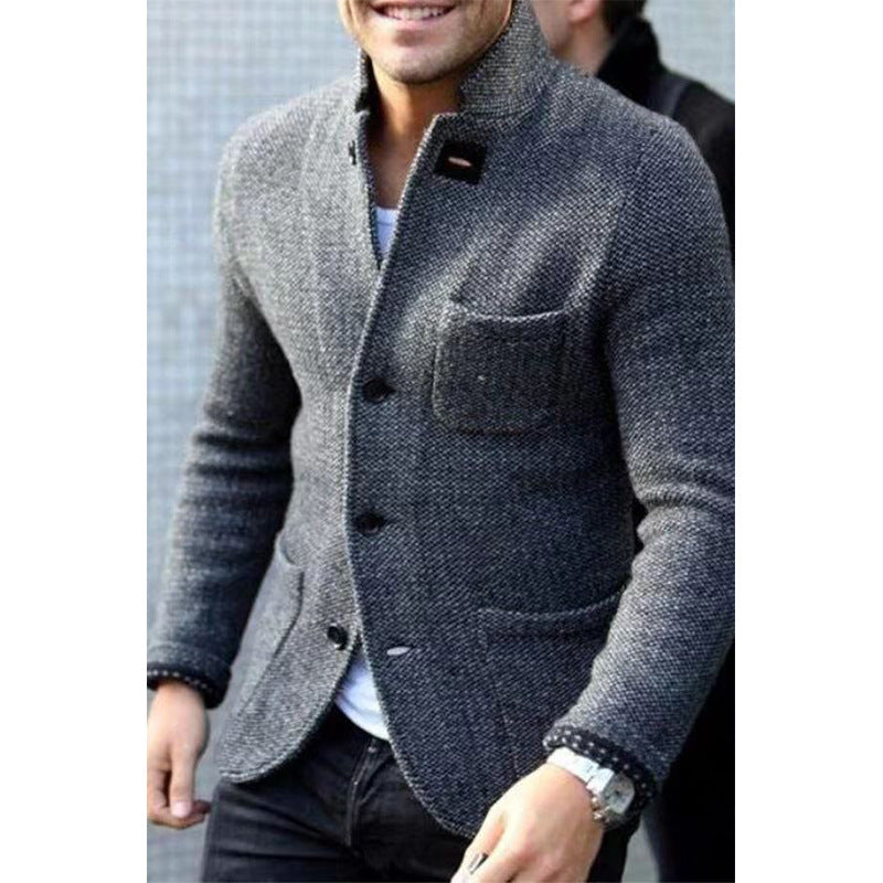 Herren Casual Chic Strickblazer ModeGeist