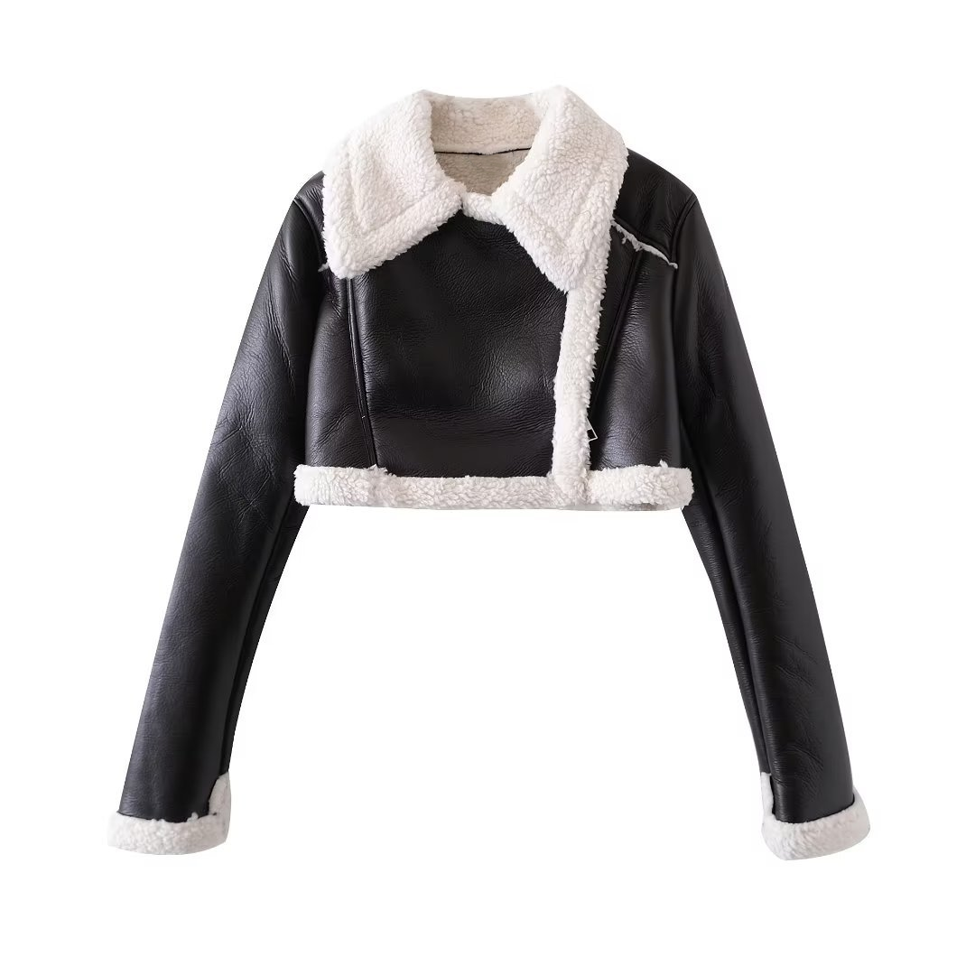 ModeGeist | Fleece Winterjacke in Kurzform
