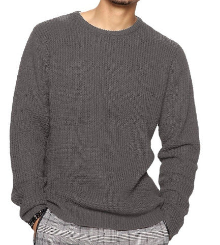 Herren Strukturierter Pullover mit Rundhalsausschnitt ModeGeist