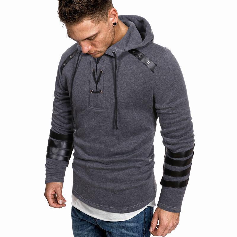 Herren lässiger Hoodie mit akzenten ModeGeist