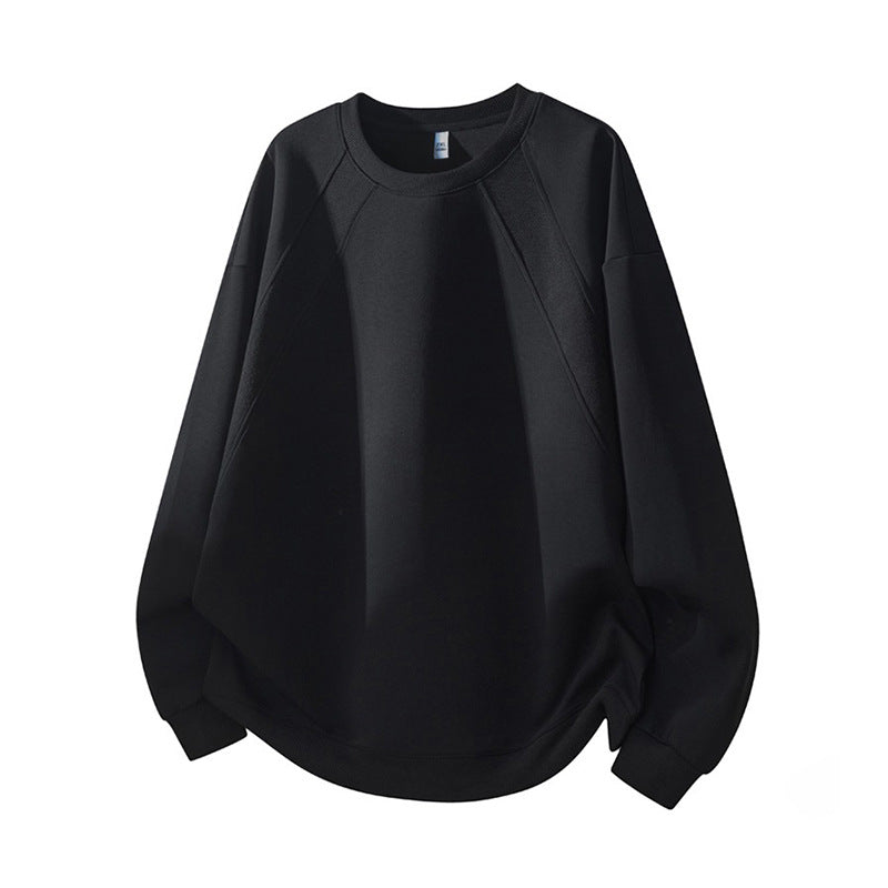 Damen Oversized Sweatshirt mit Raglanärmeln und elastischem Bund ModeGeist