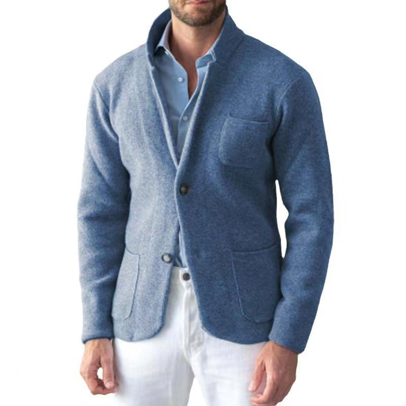 Herren Strickblazer mit eleganter Optik und praktischen Taschen ModeGeist