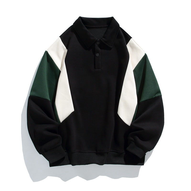 Damen modischer Polo-Pullover mit angesagten Farbkontrasten ModeGeist