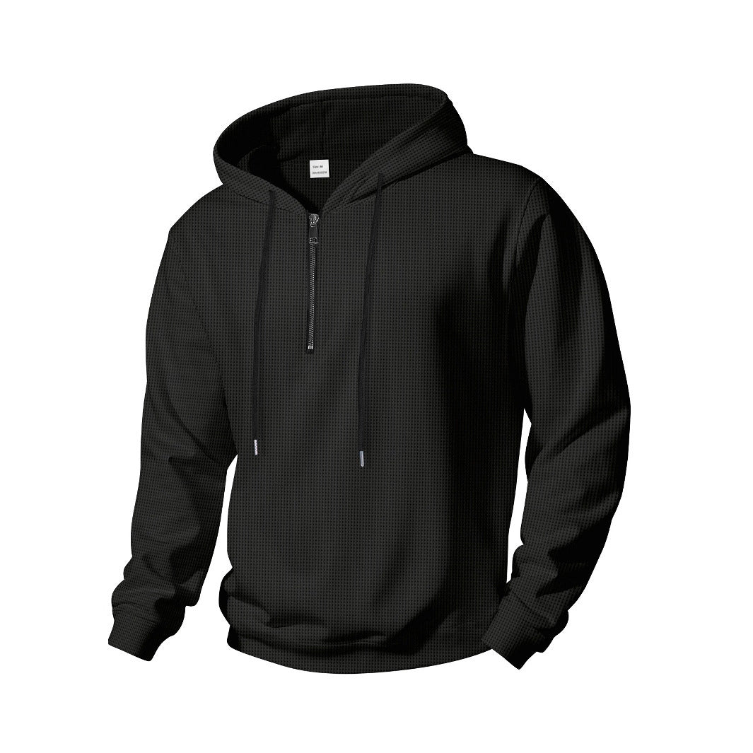 Herren Sportlicher Kapuzenpullover mit funktionalem Reißverschluss ModeGeist