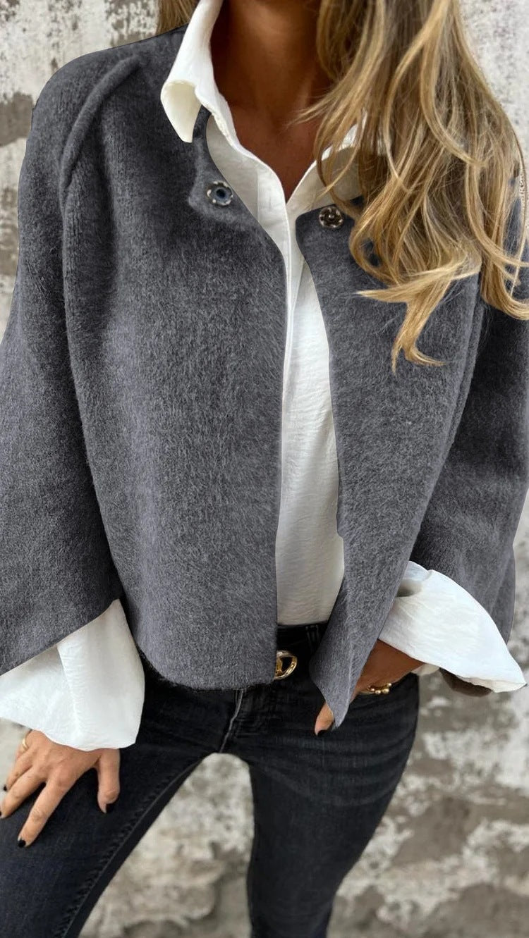 ModeGeist | Kurze Cashmere Langarmjacke