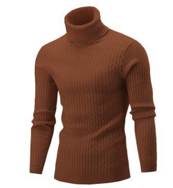Herren modischer Rollkragenpullover aus feinem Strick ModeGeist