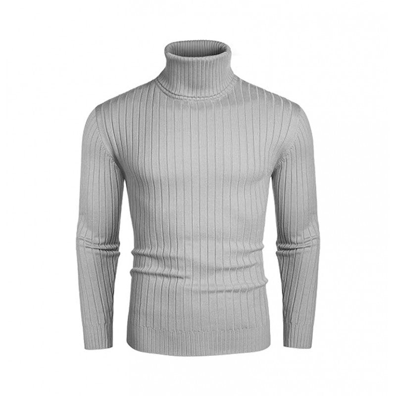 Herren Rollkragenpullover aus hochwertigem Rippstrick ModeGeist
