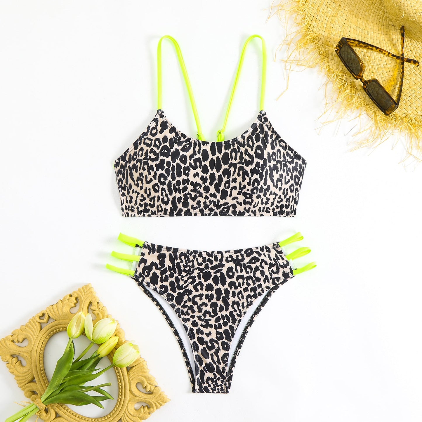 Stylish, Modern Tiered Bikini Set for Women