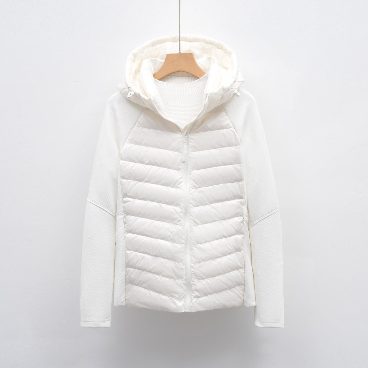 Damen vielseitige Hybridjacke mit Kapuze ModeGeist