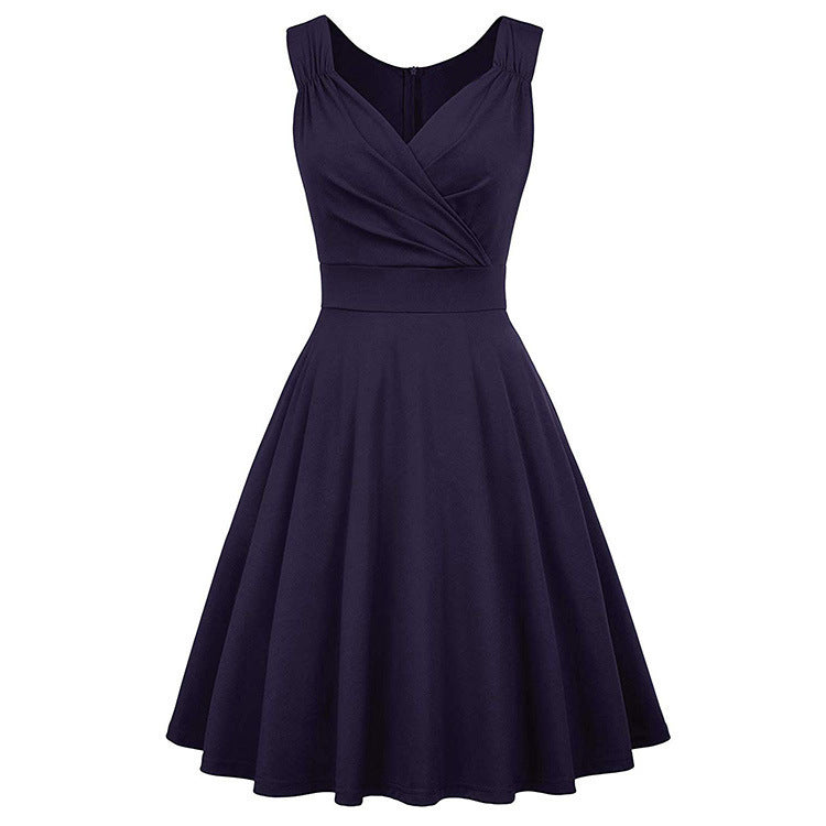 Elegante Wickelkleid für Damen im A-Linien Schnitt mit taillierter Silhouette von MODEGEIST