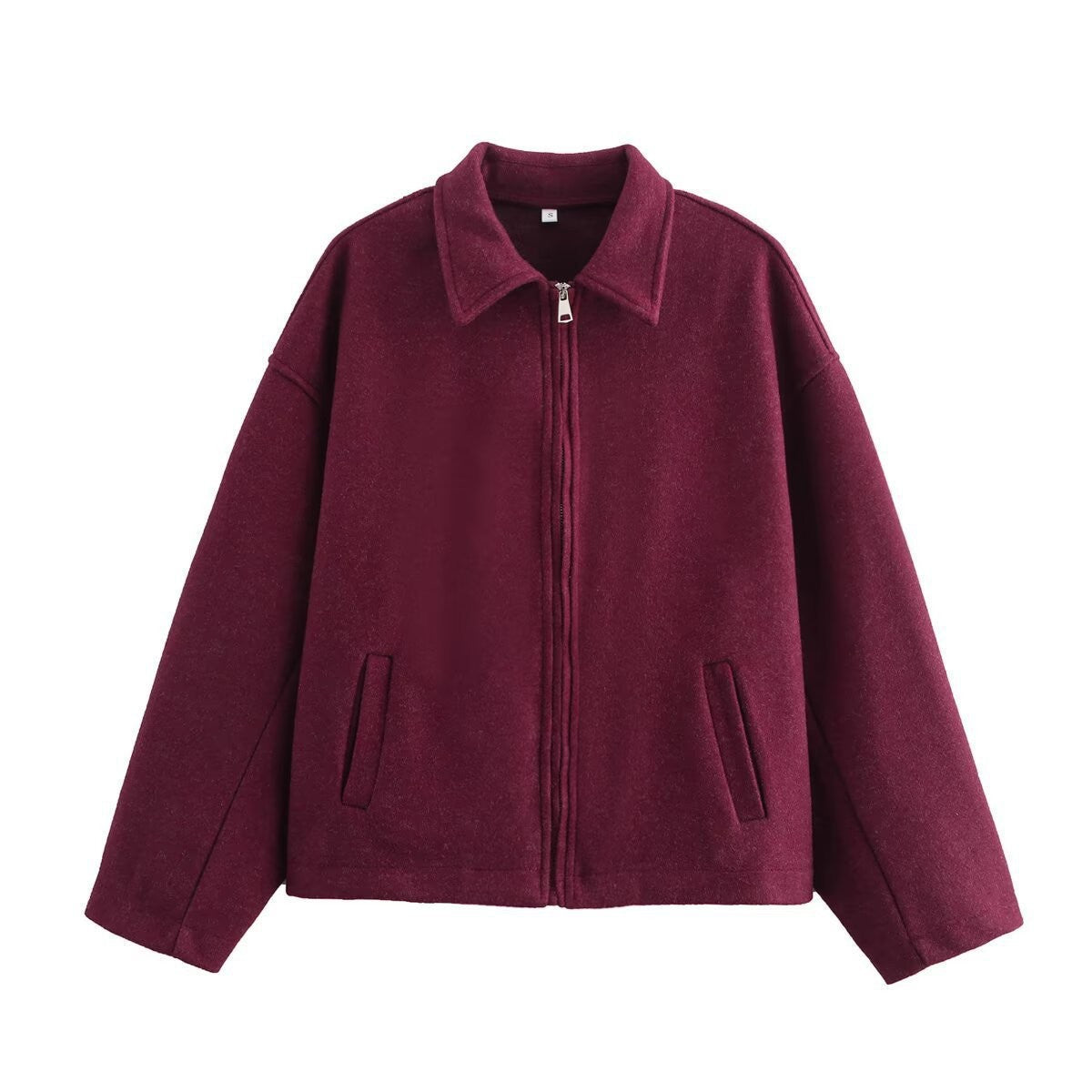 Damen modische cropped Wolljacke ModeGeist