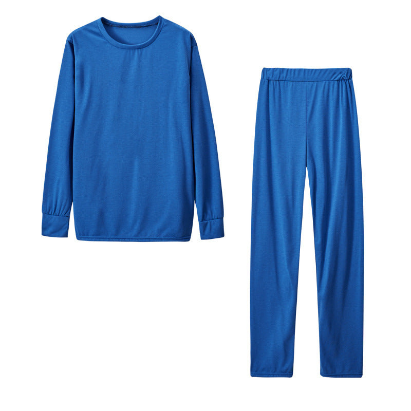 Damen Langarm Schlafanzug Set mit elastischen Hosen ModeGeist