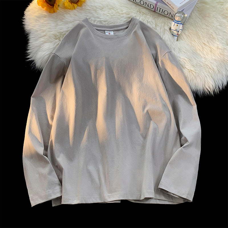 Damen Lässiges Langarmshirt aus hochwertiger Baumwolle ModeGeist