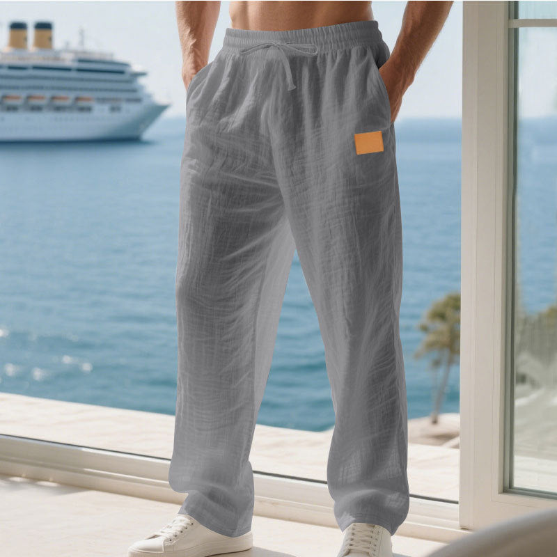 Herren Bequeme und luftige Sommerhose aus leichtem Leinenmaterial ModeGeist