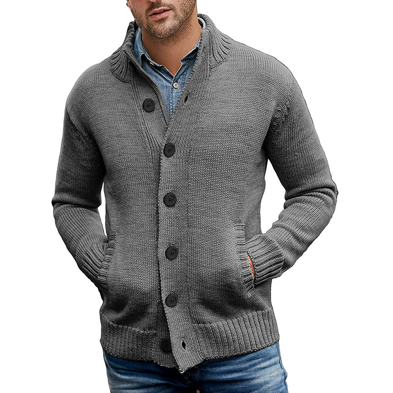 Herren Strickjacke mit modernem Design und praktischen Taschen ModeGeist
