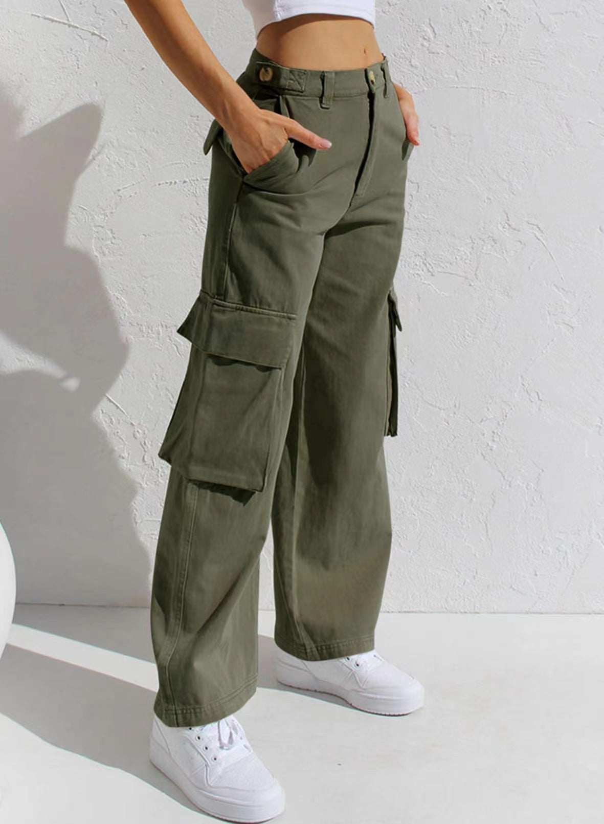 Damen Utility-Hose im Cargo-Stil ModeGeist
