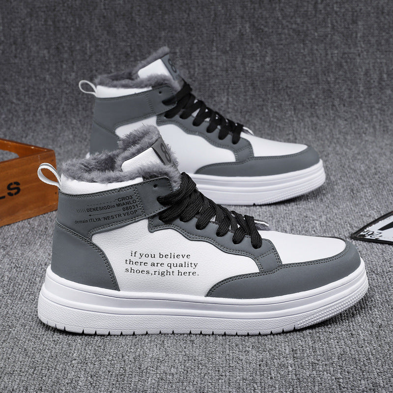 Damen High-Top Sneakers mit warmem Innenfutter und rutschfester Sohle ModeGeist