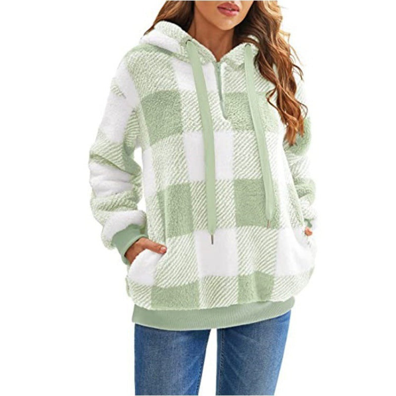 Damen kuschelige Fleece-Hoodie ModeGeist