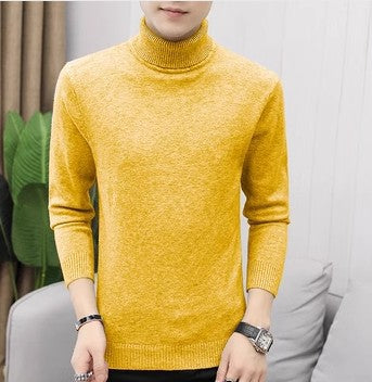 Herren eleganter Rollkragenpullover aus feiner Merinowolle ModeGeist