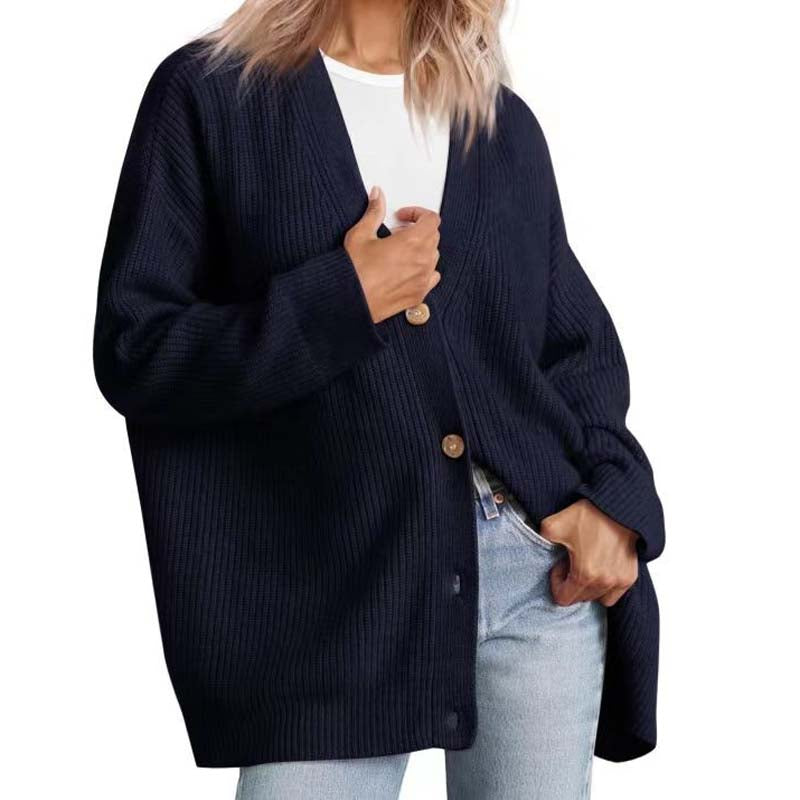 ModeGeist | Klassische Strick-Strickjacke für Alltag