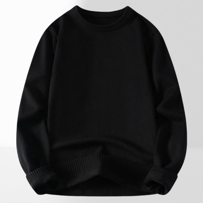 Damen bequemer und eleganter Rundhalsausschnitt Pullover ModeGeist