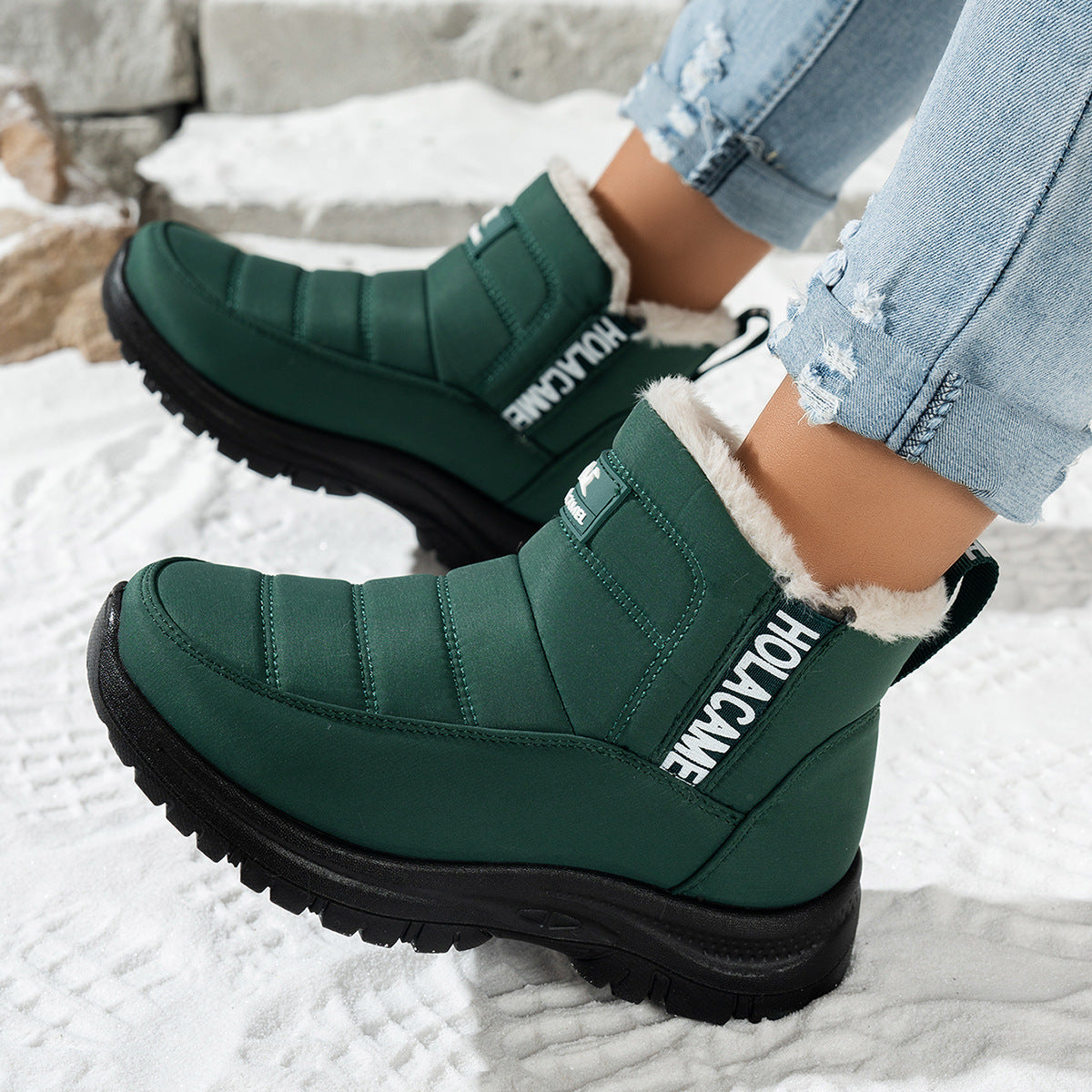 Damen Winterstiefel mit warmem Futter ModeGeist