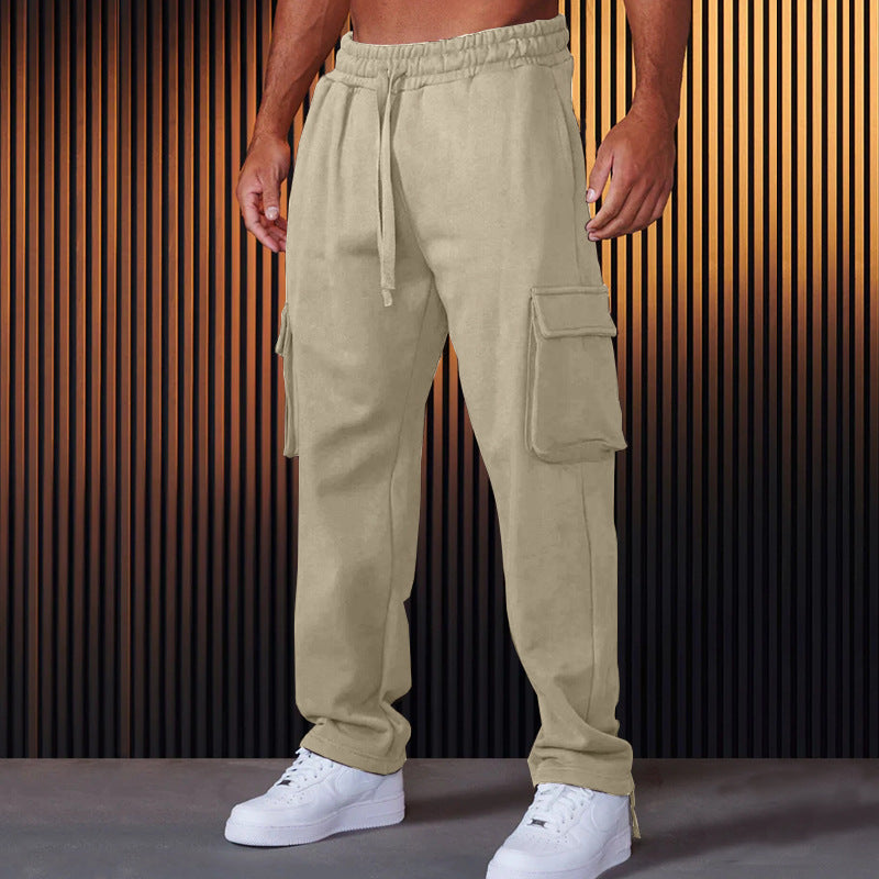 Herren Cargo-Jogginghose mit verstellbarem Bund und praktischen Seitentaschen ModeGeist