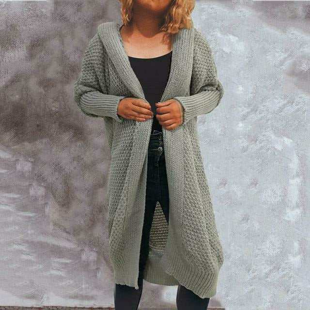 ModeGeist | Solide Lange Strickjacke