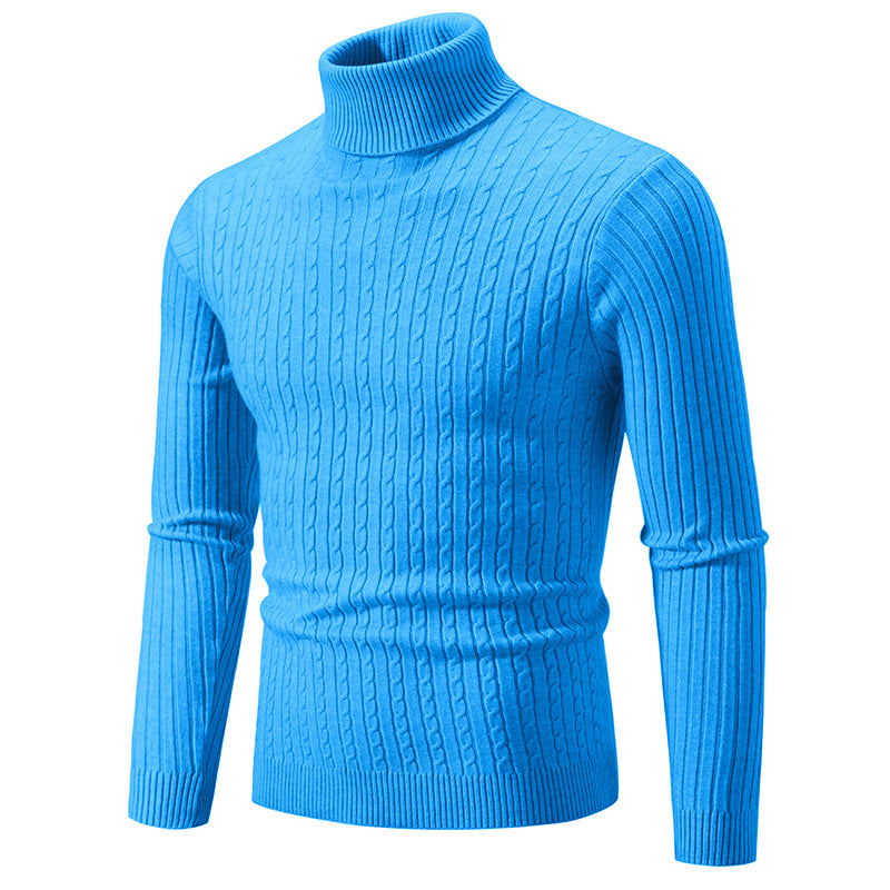 Herren stilvoller Rollkragenpullover aus feinem Strick ModeGeist