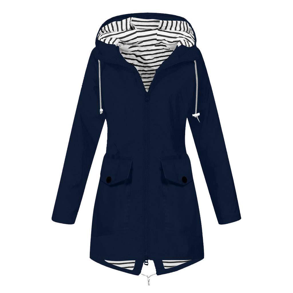 Damen Funktionsjacke mit verstellbarer Kapuze und praktischen Taschen ModeGeist