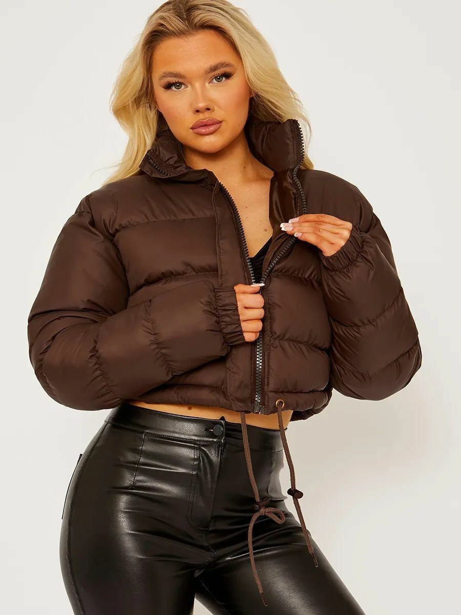 Damen trendige kurze Steppjacke ModeGeist