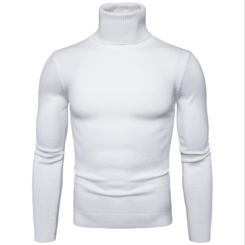 Herren eleganter Rollkragenpullover aus feiner Merinowolle ModeGeist