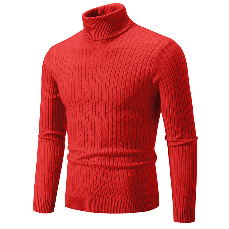 Herren Rollkragenpullover aus komfortabler Strickqualität ModeGeist