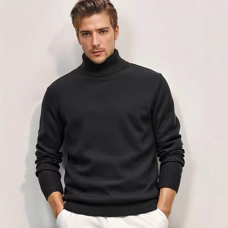 Herren Rollkragenpullover aus feinem Strick ModeGeist