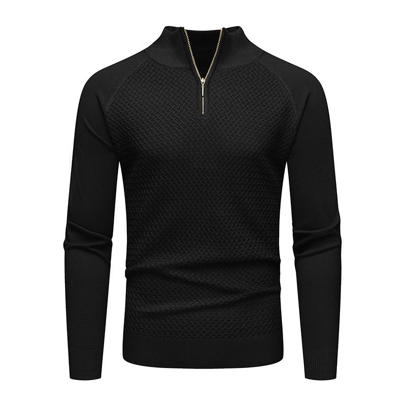 Herren Strickpullover mit Reißverschluss ModeGeist