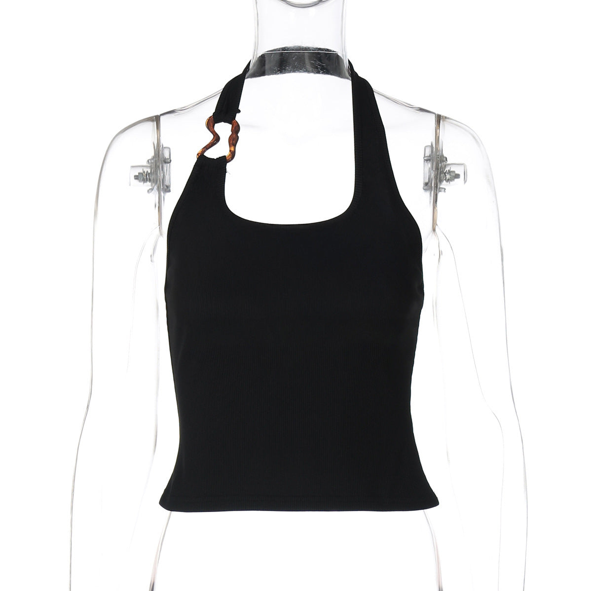 Modisches Damen-Top mit innovativem Schnitt und edlen Details