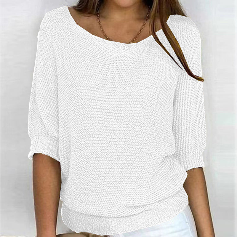 ModeGeist | Einfarbiger Pullover