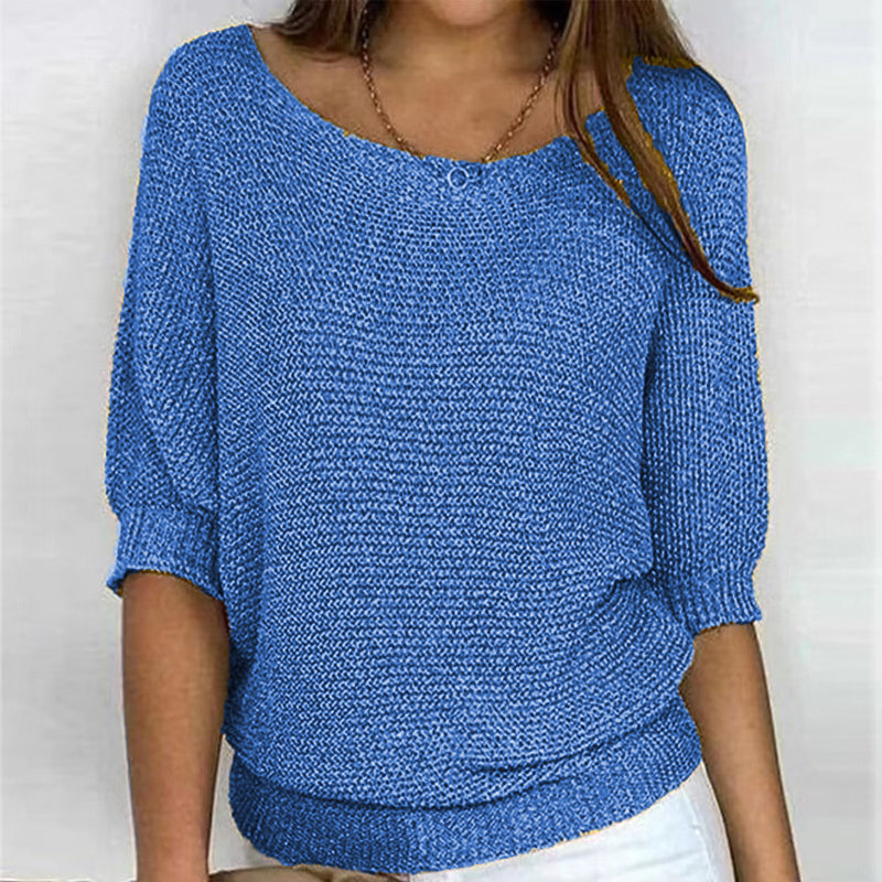 ModeGeist | Einfarbiger Pullover