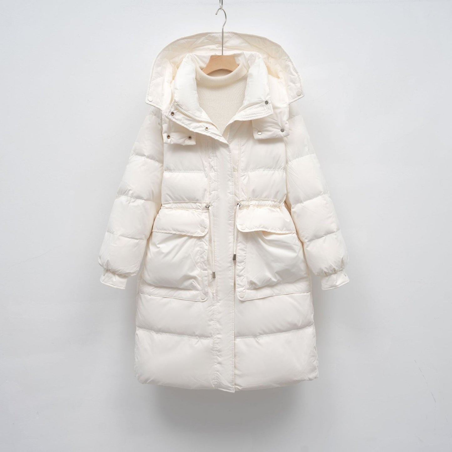 Damen isolierte Winterjacke mit verstellbarem Bund ModeGeist