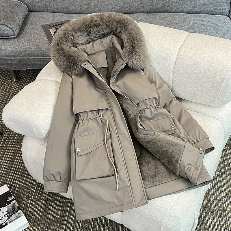 Damen Modischer Winterparka mit kuscheligem Innenfutter und praktischen Taschen ModeGeist