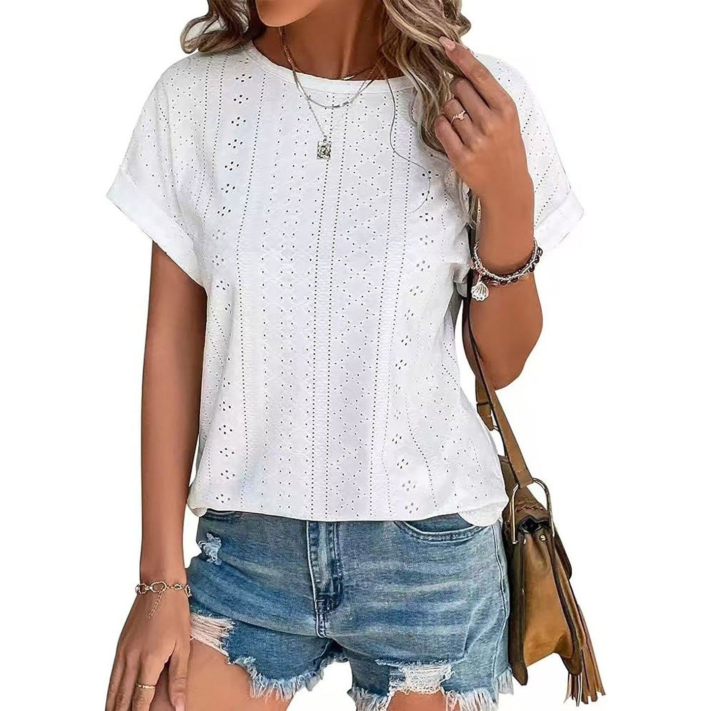 Fudus Basics: Rundhals Kurzarm T-Shirt Locker geschnitten