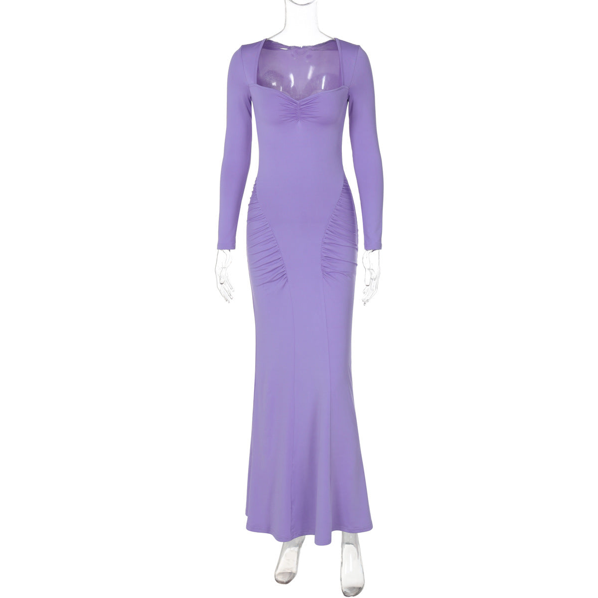 Elegantes, figurbetontes Maxikleid mit Raffungen von MODEGEIST